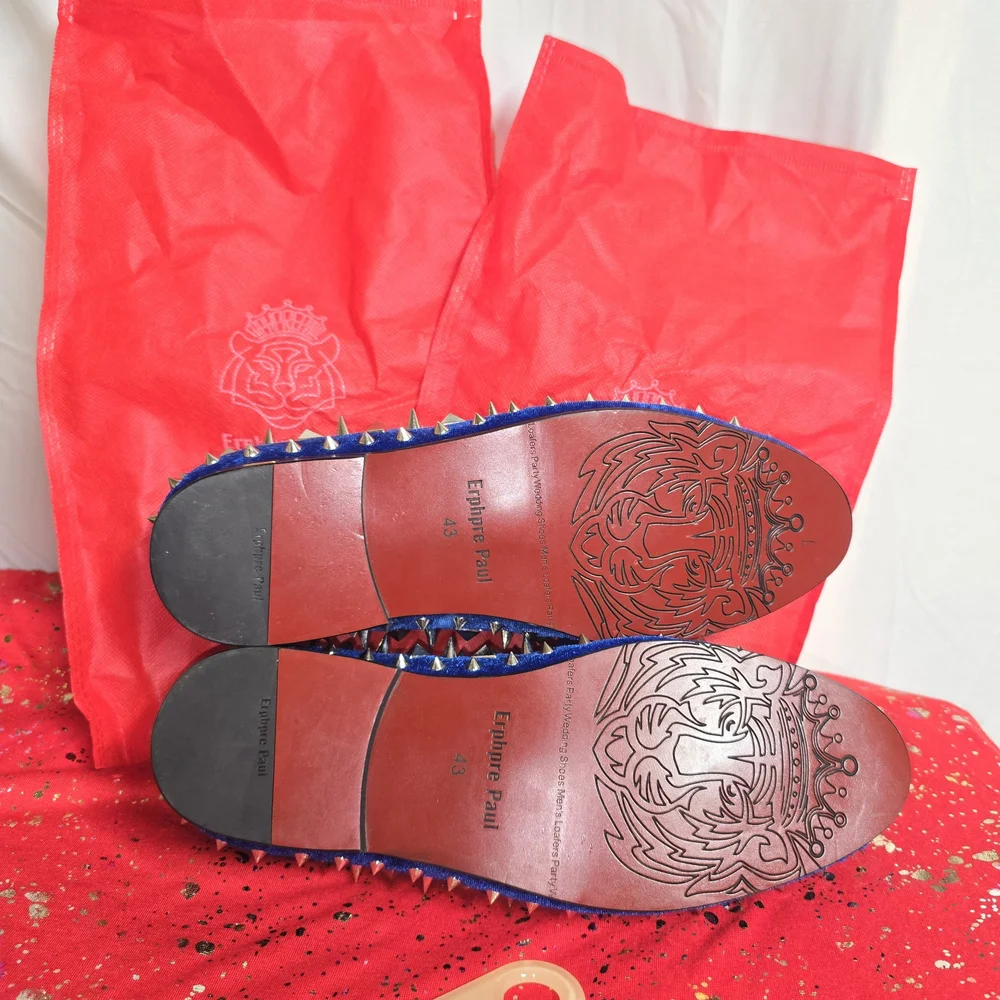 Epre Paul Studded Slip-On Dress Loafers - Picture 7 of 9